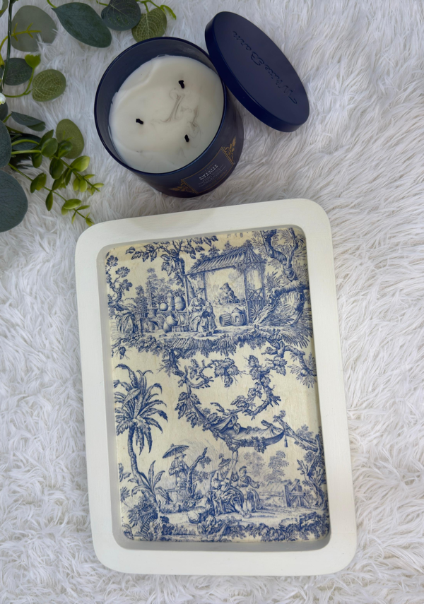 Vintage-Inspired Decoupage Painted Tray