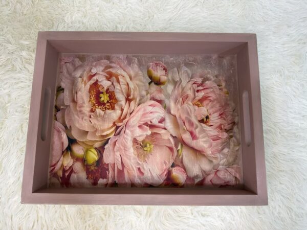 Floral charm decoupage tray - Image 5