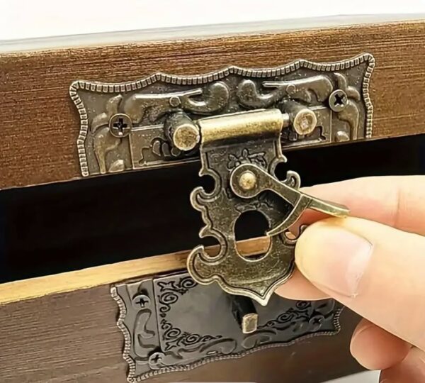 Antique Metal Lock Clasp - Image 2