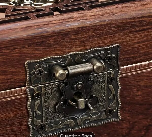 Antique Metal Lock Clasp - Image 3