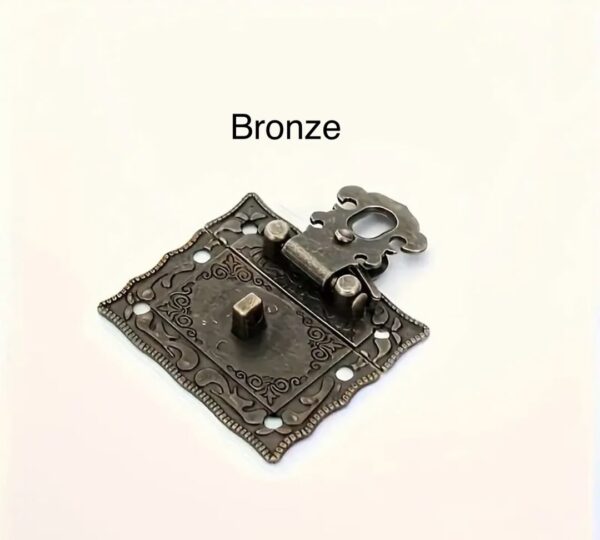 Antique Metal Lock Clasp - Image 4