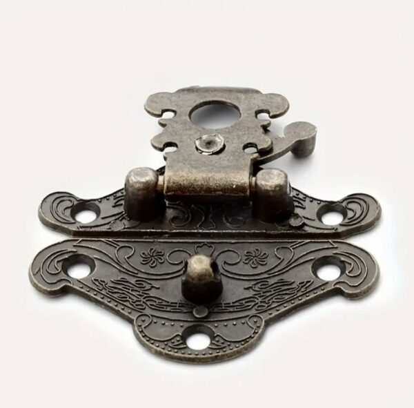 Vintage Metal Hasp and Buckle Lock
