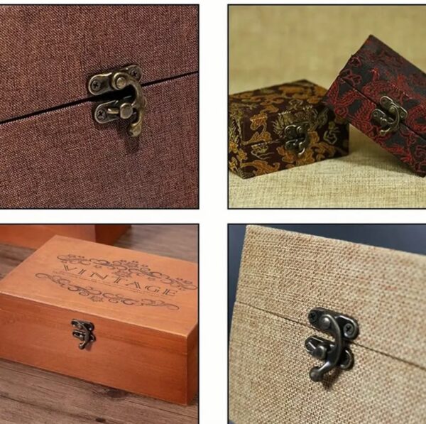 Antique Metal Locks for Jewelry Boxes - Image 4