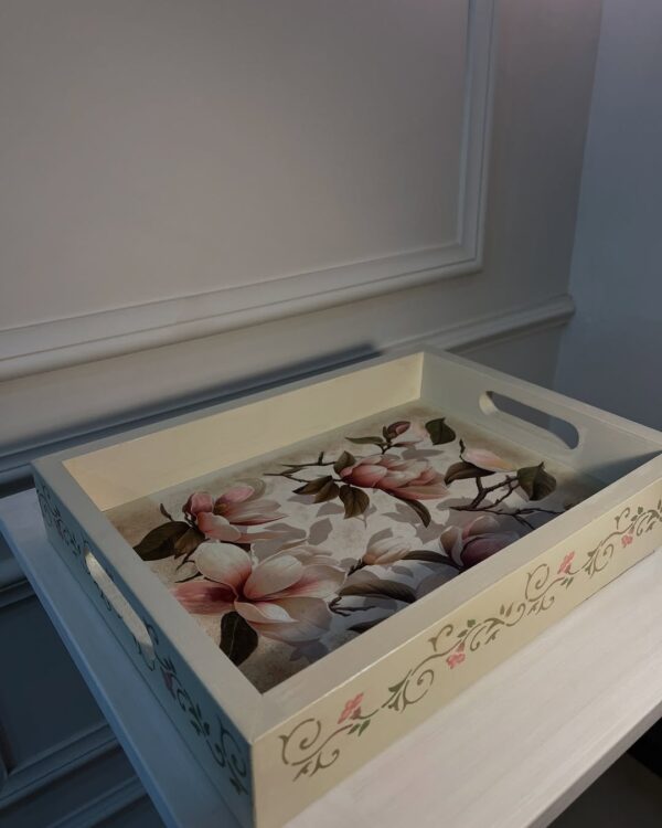 Wooden decoupage tray - Image 2