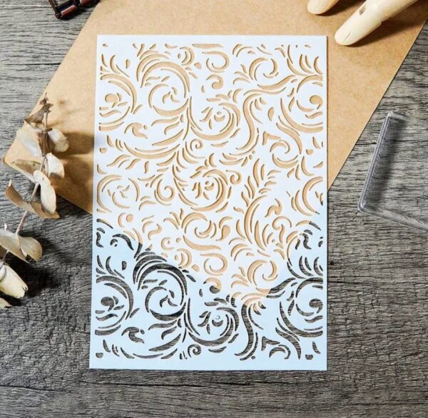 etro Vine Stencil for DIY Crafts - Image 4