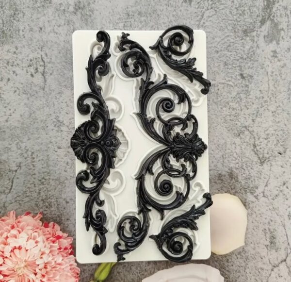 Vintage European Relief Silicone Mold - Image 4