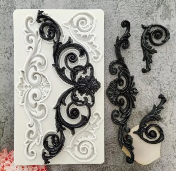 Vintage European Relief Silicone Mold - Image 3