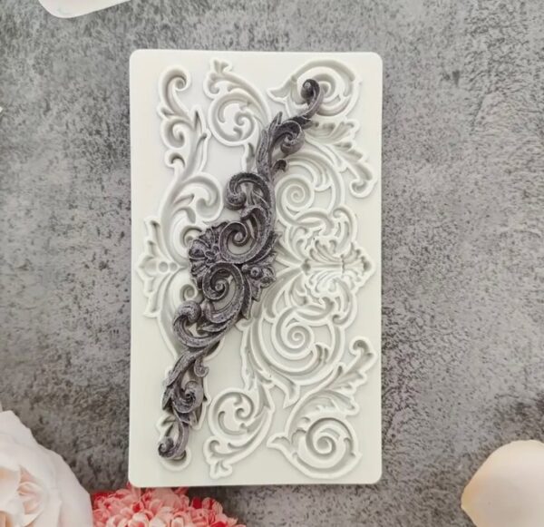 Vintage European Relief Silicone Mold - Image 2