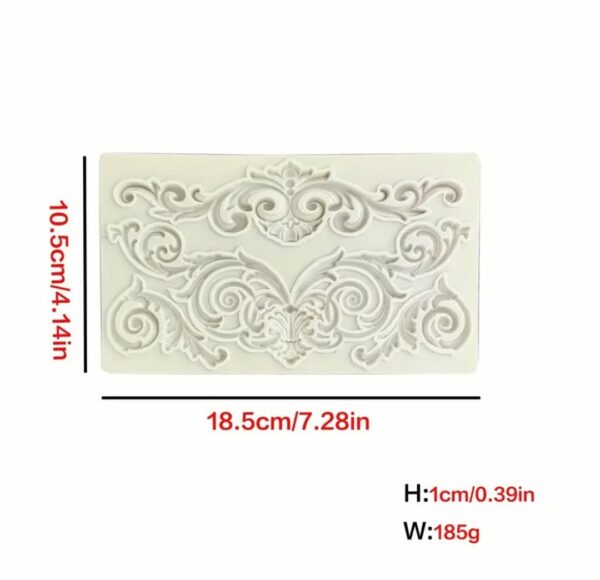 Vintage European Relief Silicone Mold - Image 5