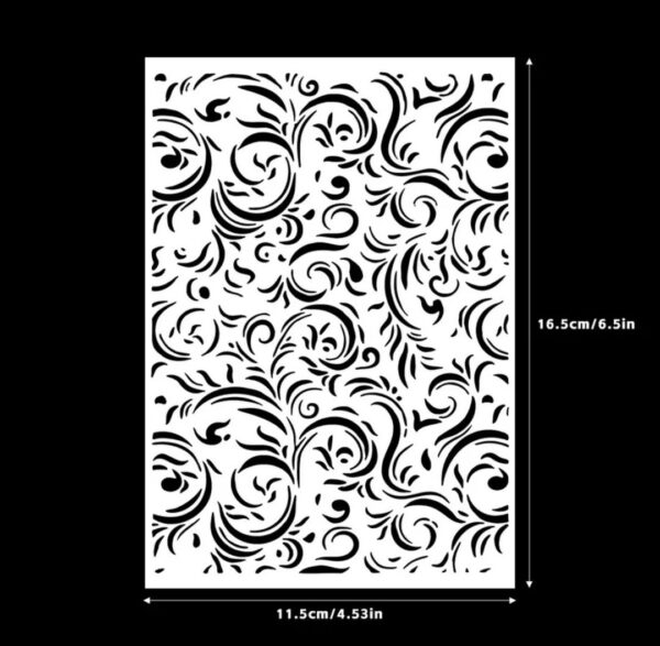 etro Vine Stencil for DIY Crafts - Image 3