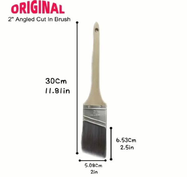 Angled Cut In Paint Brush, 5.08 Cm Paint Brush - Image 4